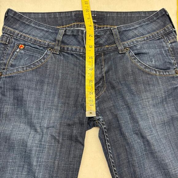 Hudson Jeans Y2K VTG Low Rise Dark Wash Bootcut Flare Denim Jeans Pants Size 28 - Picture 5 of 14